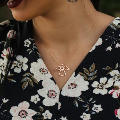 ANGEL GARDIEN ROSE GOLD CHAIN