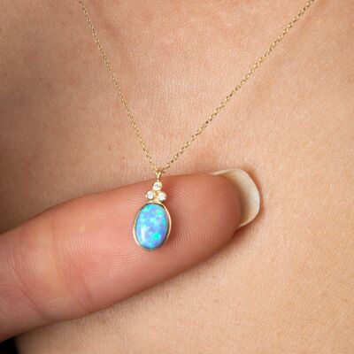 OPAL CLASSIC NECKLACE Gold