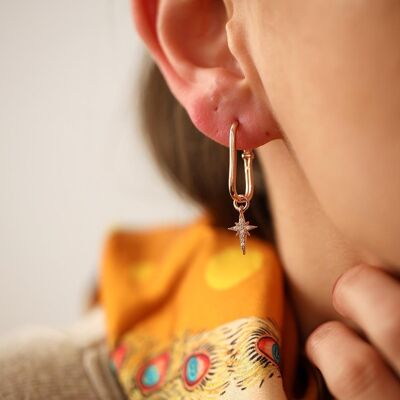 BOUCLE D'OREILLE CÉLESTE