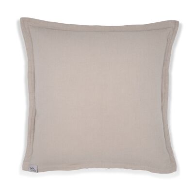 Muslin pillow "Adela" • Stone
