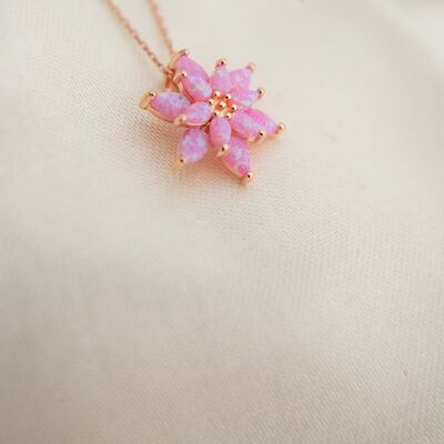 WILDFLOWER ROSE NECKLACE