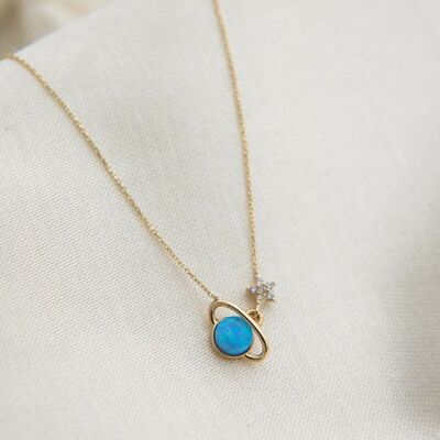 COLLANA CON OPAL UNIVERSO