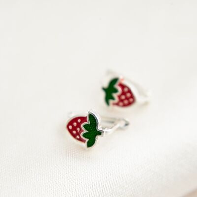 BOUCLES D'OREILLES FRAISE