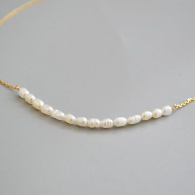 COLLIER DE PERLES MINIMALISTE