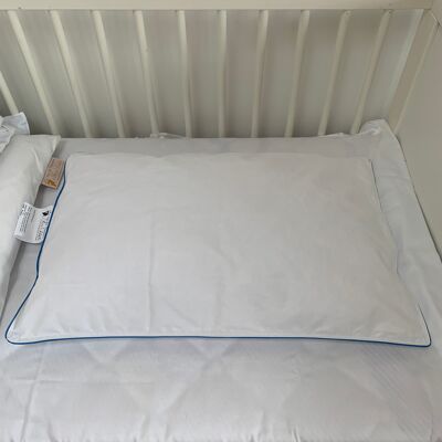 Almohada de plumón para niños almohada plana 40x60 cm.