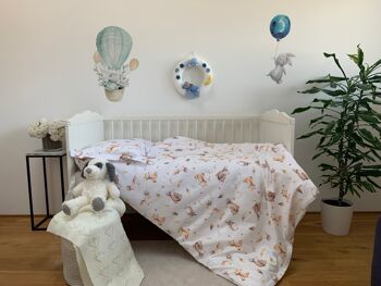 Parure de lit enfant Forest 100% coton - 100x135+40x60 1