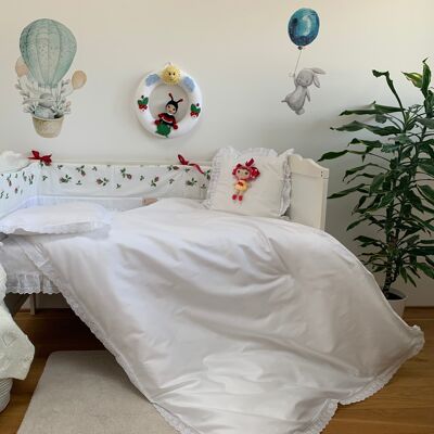 Children's bedding set Happy day, 100% cotton - 100x135+40x60