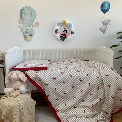 Juego de cama infantil Rudolf 100% algodón - 100x135+40x60