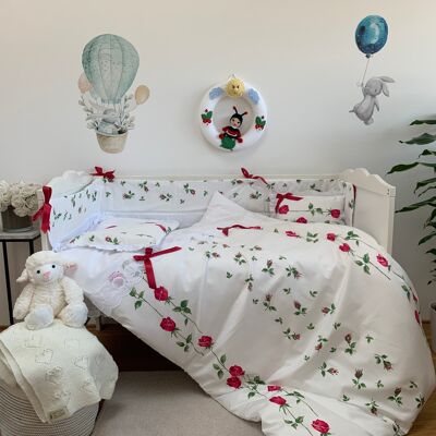 Juego de cama infantil La Bella Durmiente 100% algodón - 100x135+40x60