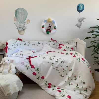 Juego de cama infantil La Bella Durmiente 100% algodón - 100x135+40x60