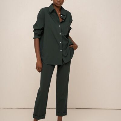 Garance cigarette pants FIR GREEN