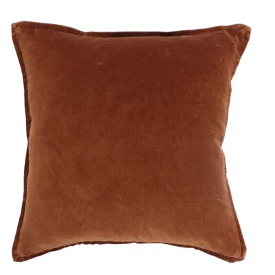 Cushion Velvet | 50x50 cm | cognac