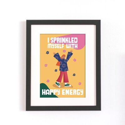Happy Energy Art Print Pack of 6