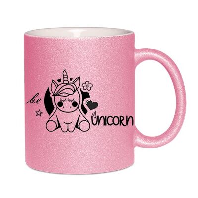 Copa brillo rosa – ser Unicornio