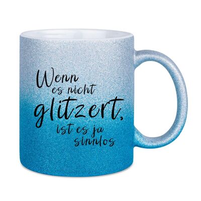 If it doesn't glitter it's pointless | Silver blue