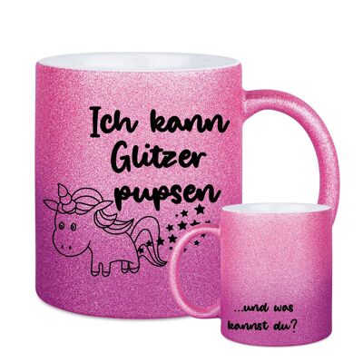 Ich kann Glitzer pupsen | Roséviolett