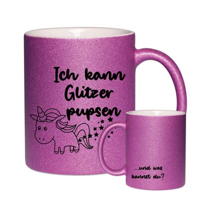 Ich kann Glitzer pupsen | Violett