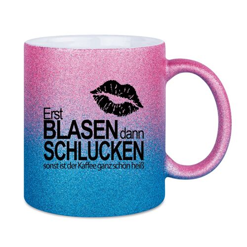 Erst blasen dann schlucken | Roséblau