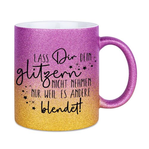 Lass dir dein glitzern nicht nehmen nur weil es andere blendet! (Violettgold)