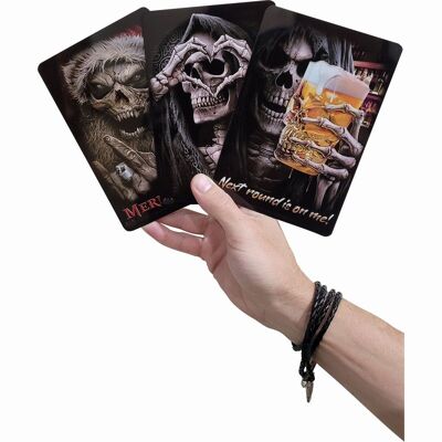 BUNDLE – OCCULT OCCASSIONS – Greet Tin Metal Cards (Set of 3)