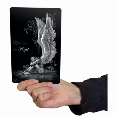 ENSLAVED ANGEL – Grusskarten aus Blech
