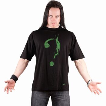 RIDDLER - GLOW IN THE DARK LOGO - T-shirt imprimé sur le devant Noir 2