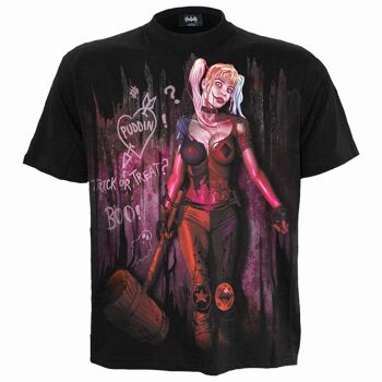 HARLEY QUINN - TRICK OR TREAT - T-shirt imprimé sur le devant Noir 2