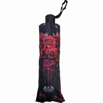 BLOOD ROSE - Compact Travel Umbrella with Auto Open & Close