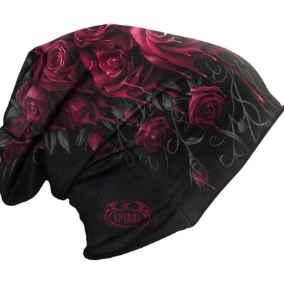 BLOOD ROSE - Gorros de algodón ligero Negro L