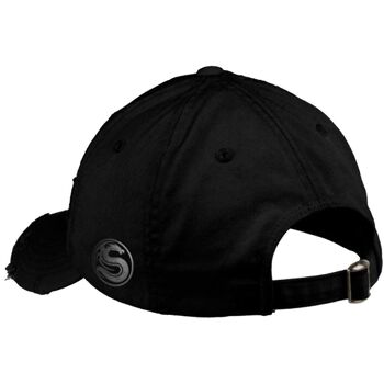 BONE FINGER - Casquette de baseball en détresse avec fermoir en métal L 2