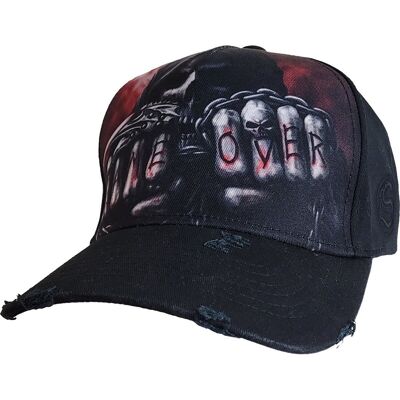 GAME OVER - Baseball Caps Distressed with Metal Clasp L