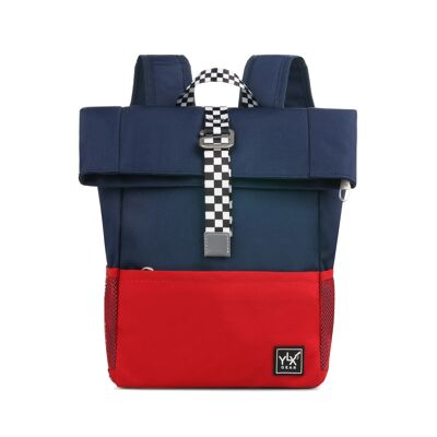 YLX Original Backpack | Kids | Navy Blue & Brick Red
