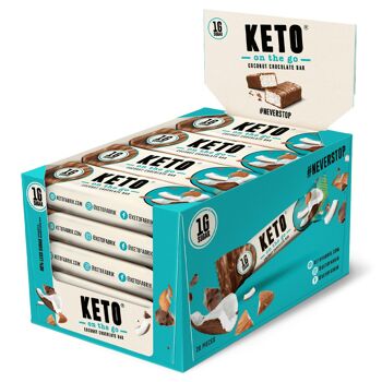 Barre de chocolat KETO - Noix de coco
