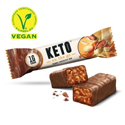 Barre de chocolat KETO - Cacahuète