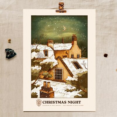 Christmas Night art print