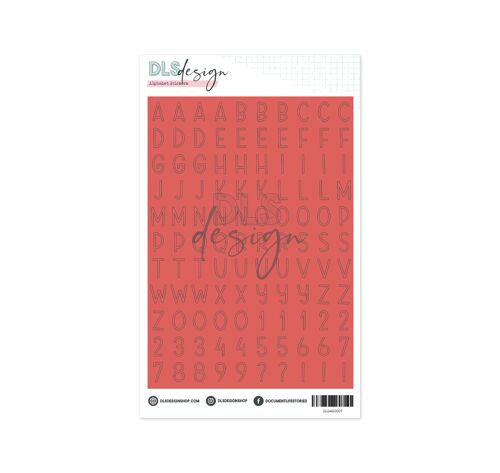 Alphabet Stickers Chloe Deep Coral