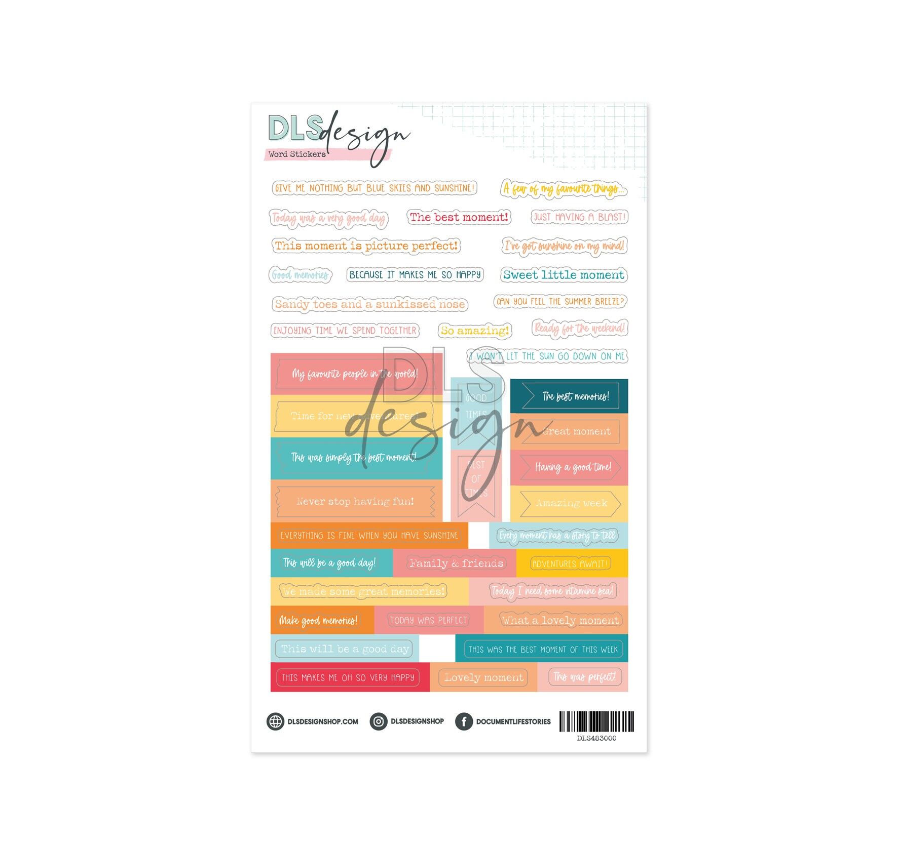 Autocollants de mots en forme Délicieux