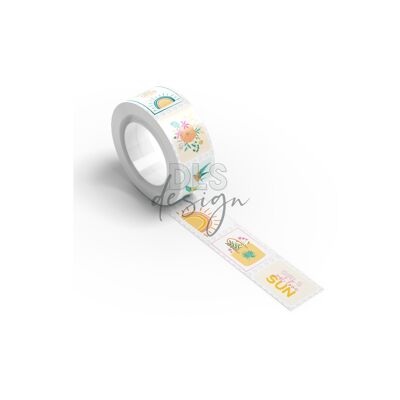Washi Tape Post Stamp Excited