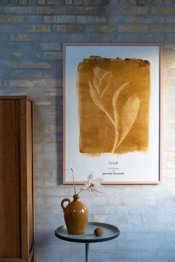 Tulipe ocre 70x100 cm 2