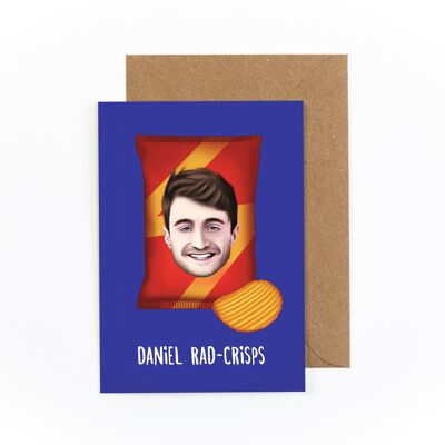 Daniel Rad-Chips-Grußkarte