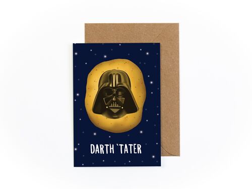 Darth 'Tater Greetings Card
