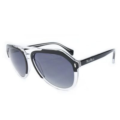 Black Crystal Aviator Sunglasses