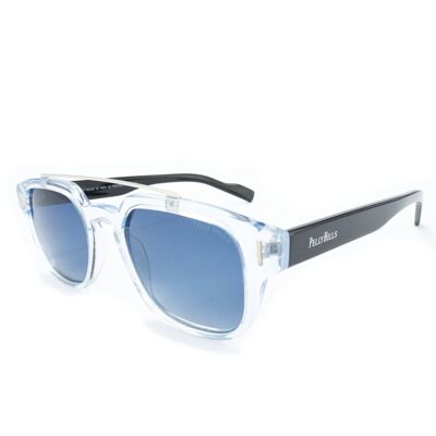Kristallblaue Wayfarer-Sonnenbrille