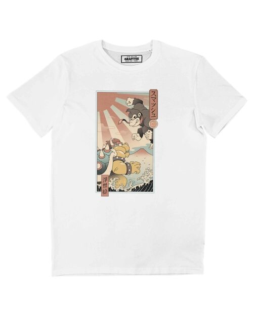 T-shirt Kaiju Smash - Tshirt Jeu Vidéo Donkey Kong vs. Bowser