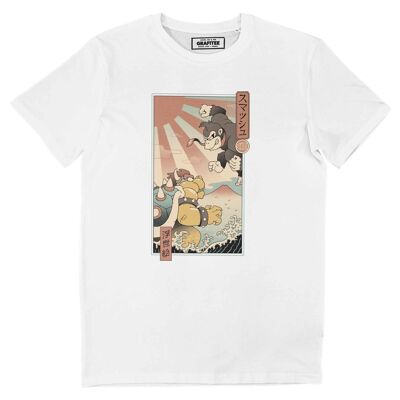 Camiseta Kaiju Smash - Camiseta Donkey Kong vs. Videojuego Bowser