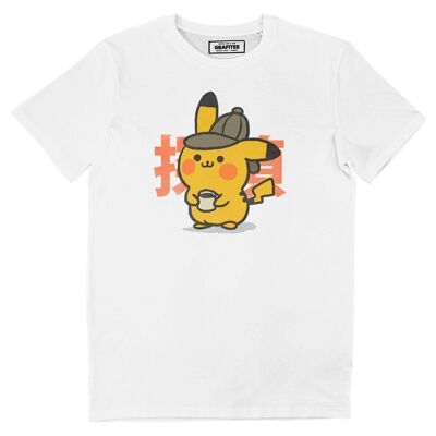 T-shirt Detective Pikachu - Tshirt Film Animation Pikachu