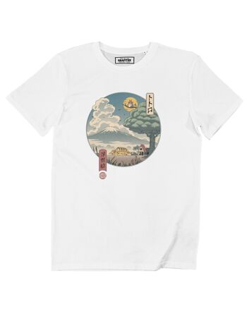 T-shirt Totoro Ukiyo-e - Tshirt Estampe Japonaise Thème Totoro 1