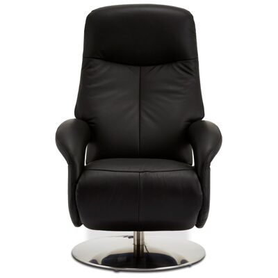Bull Electric Recliner Black Leather