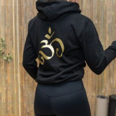 New! VL Soft Basic Hoodie Aum Gold, black