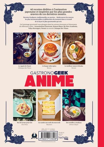 LIVRE DE RECETTES - Gastronogeek - Anime 2